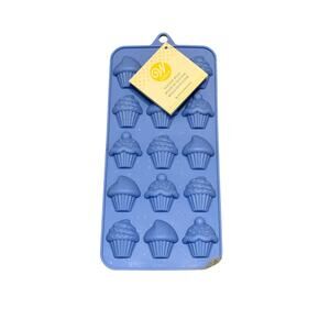 Wilton Silicone Mold – Cupcake Candy Mold –– Chocolate, Ice, Soap – NWT